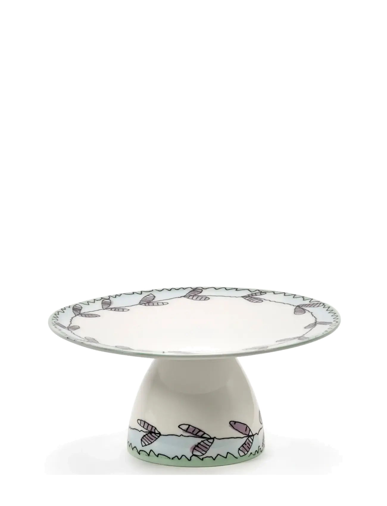 Serax CAKE STAND S ANEMONE MILK MF - Kagefade - PINK BLUE / multi