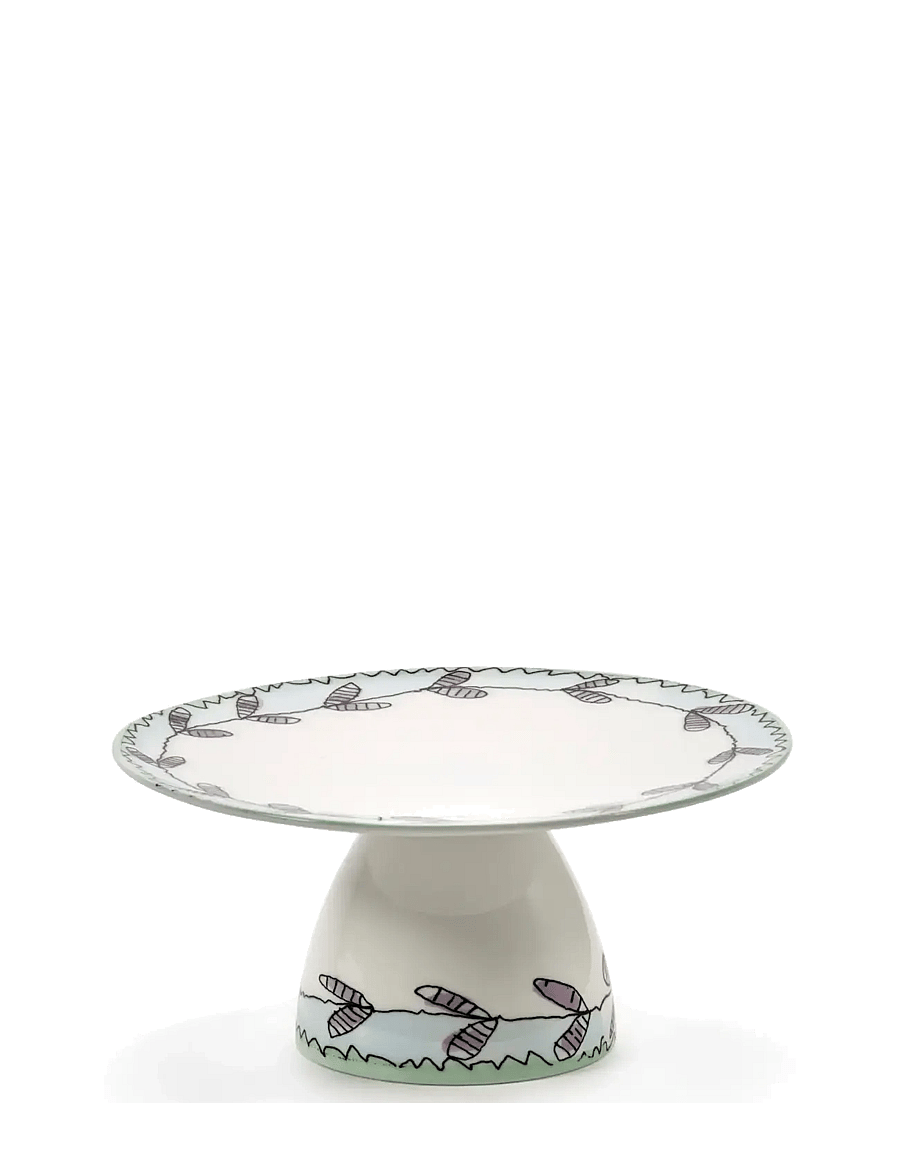 Serax - CAKE STAND S ANEMONE MILK MF - kuchenplatten - pink blue - 0