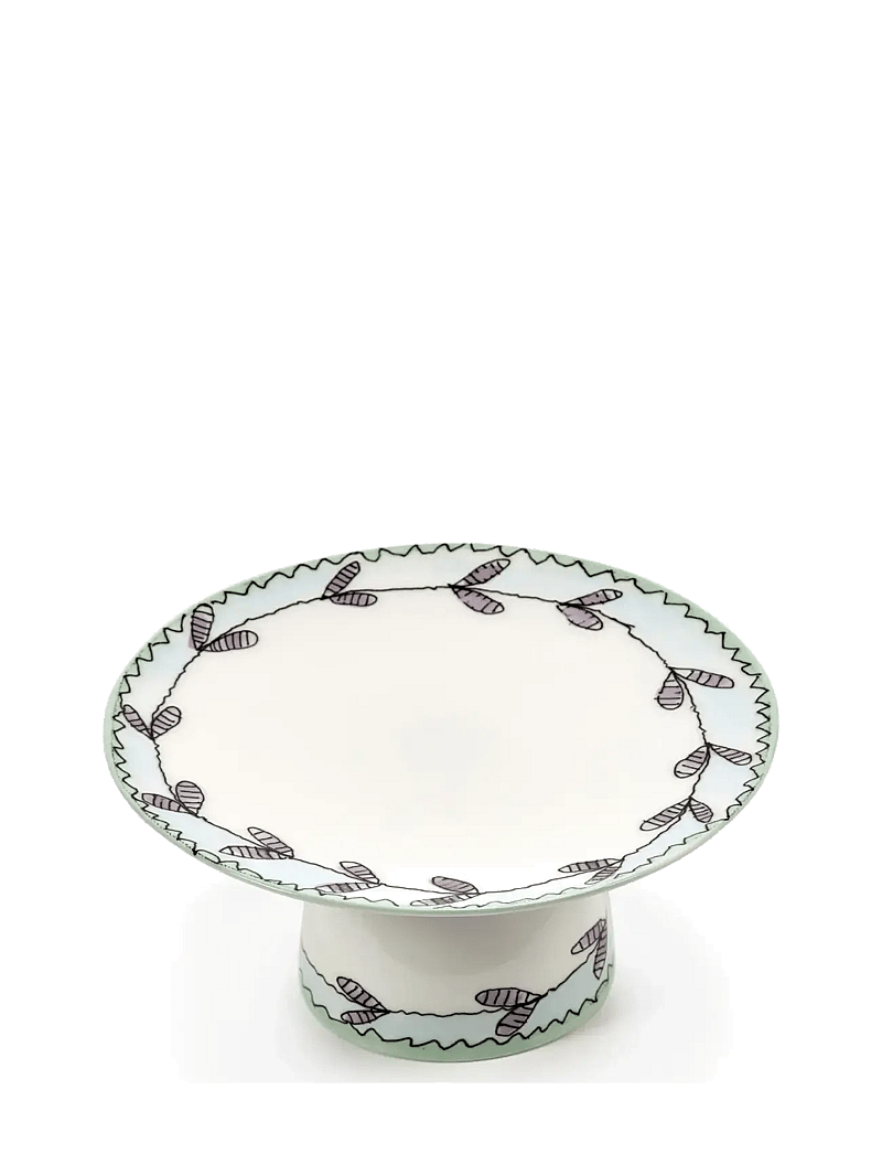 Serax - CAKE STAND S BLOSSOM MILK MF - taartschotels - pink blue - 1