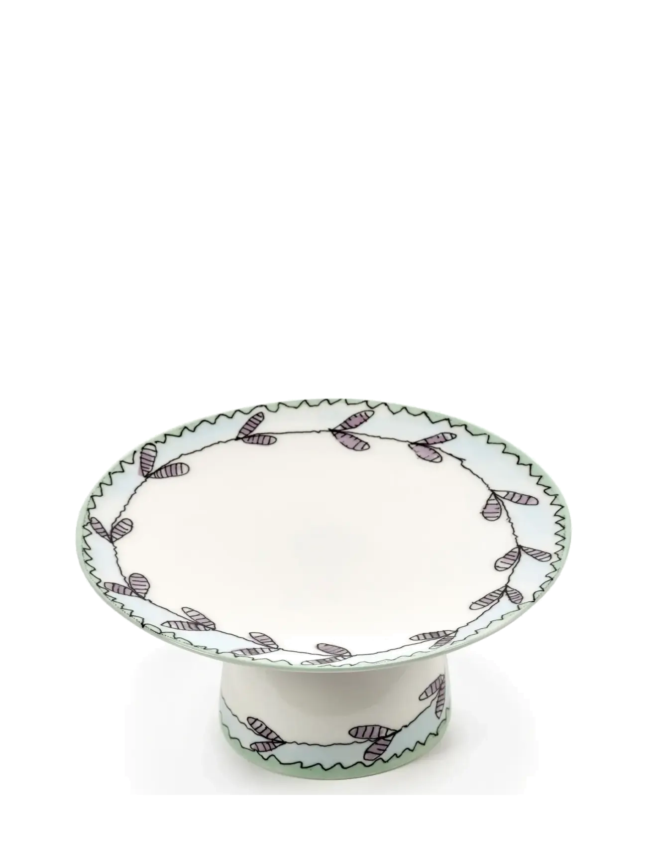 Serax - CAKE STAND S ANEMONE MILK MF - kuchenplatten - pink blue - 1