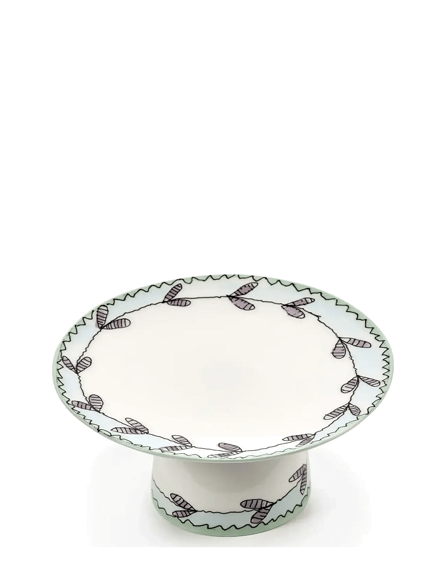 Serax - CAKE STAND S ANEMONE MILK MF - kuchenplatten - pink blue - 1