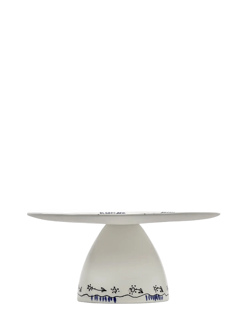 Serax - CAKE STAND S BLOSSOM MILK MF - kuchenplatten - red blue - 1