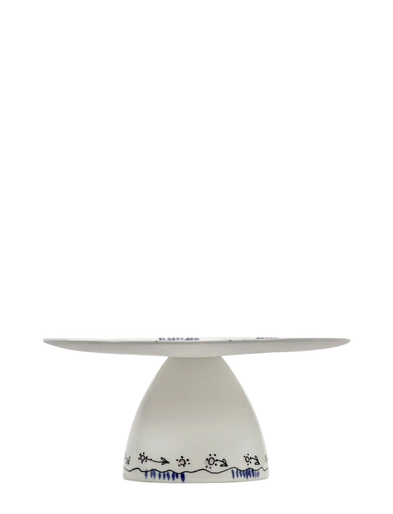 Serax - CAKE STAND S ANEMONE MILK MF - kakkuvadit - red blue - 1