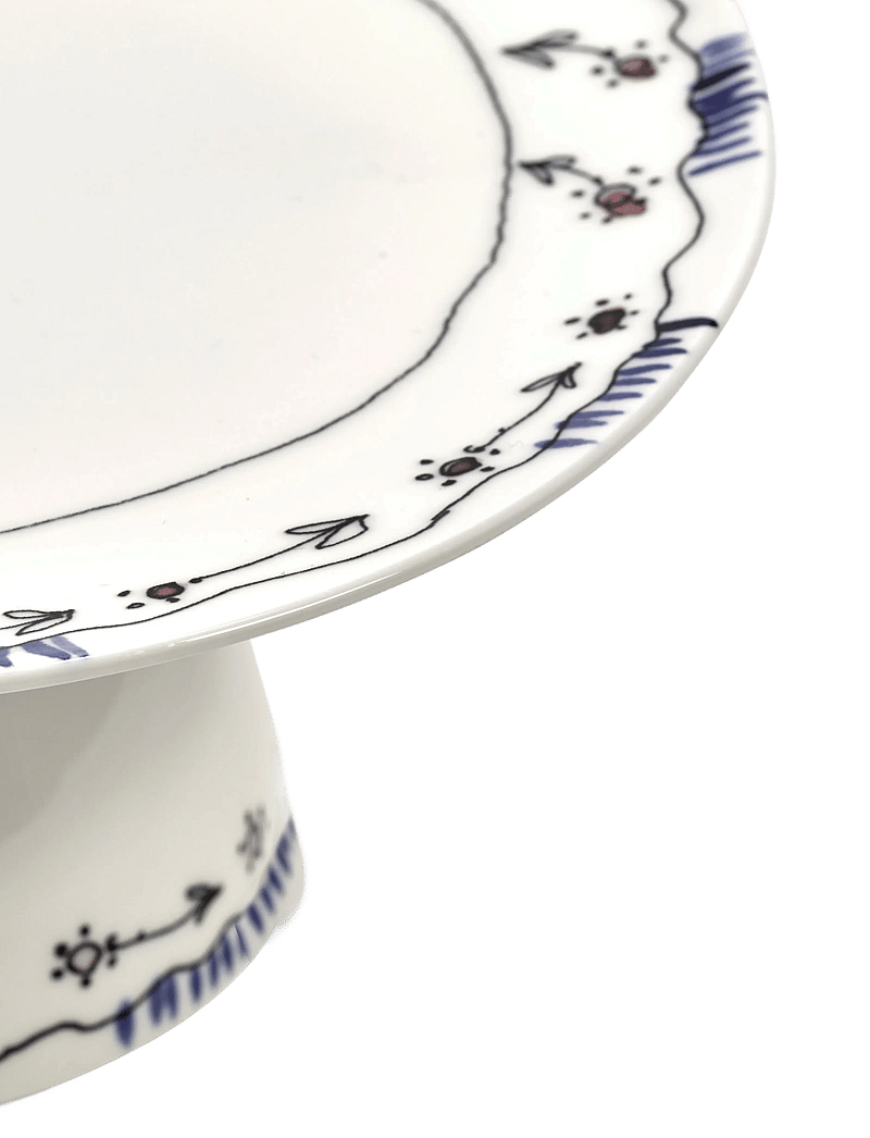 Serax - CAKE STAND S BLOSSOM MILK MF - kuchenplatten - red blue - 2