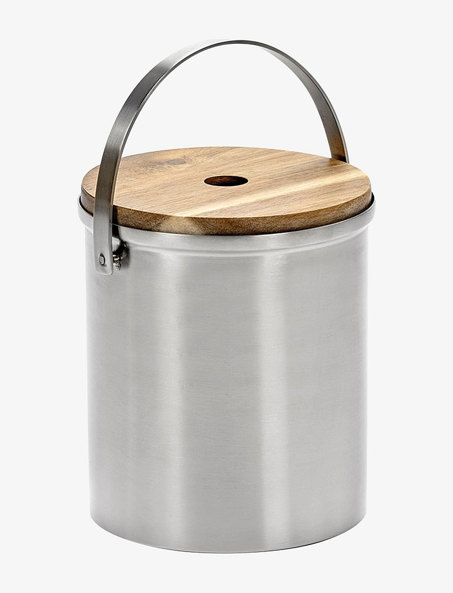 Serax - ICE BUCKET S BRUSHED STEEL - jää-ämbrid - steel grey - 3