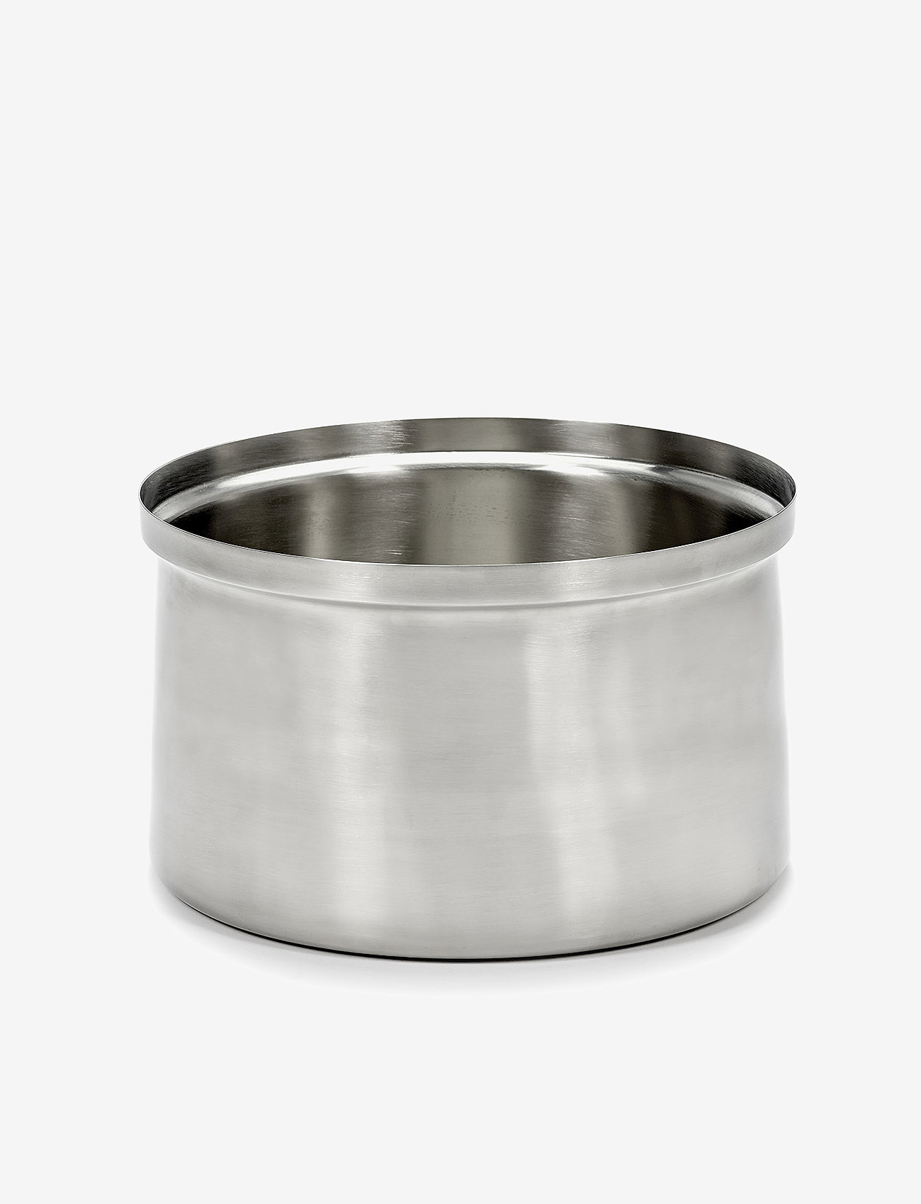Serax - ICE BUCKET L BRUSHED STEEL - eiseimer - steel grey - 0