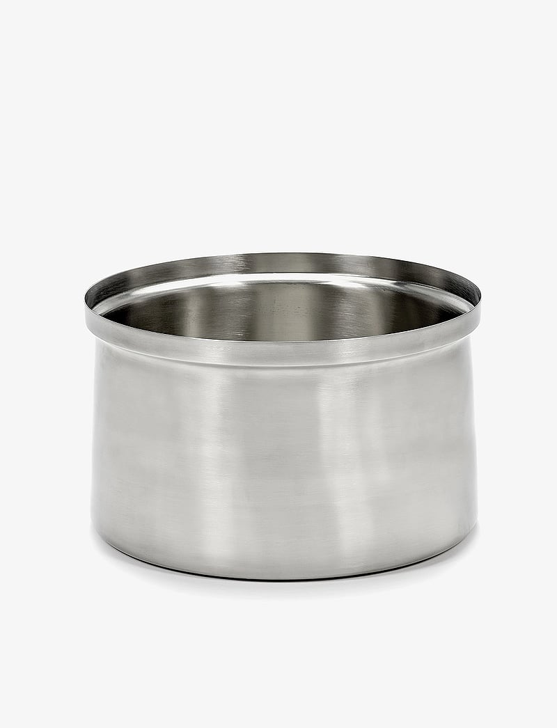 Serax - ICE BUCKET L BRUSHED STEEL - eiseimer - steel grey - 0