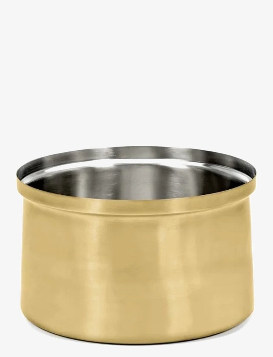 Serax - ICE BUCKET L BRUSHED STEEL - jää-ämbrid - gold - 0