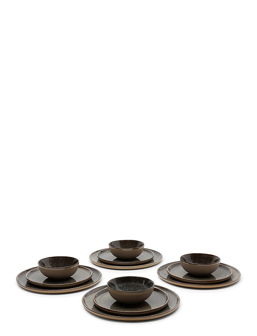 Serax - STARTSET 12 PCS INDI GREY SURFACE - geschirrsets & geschirrservice - grey - 3