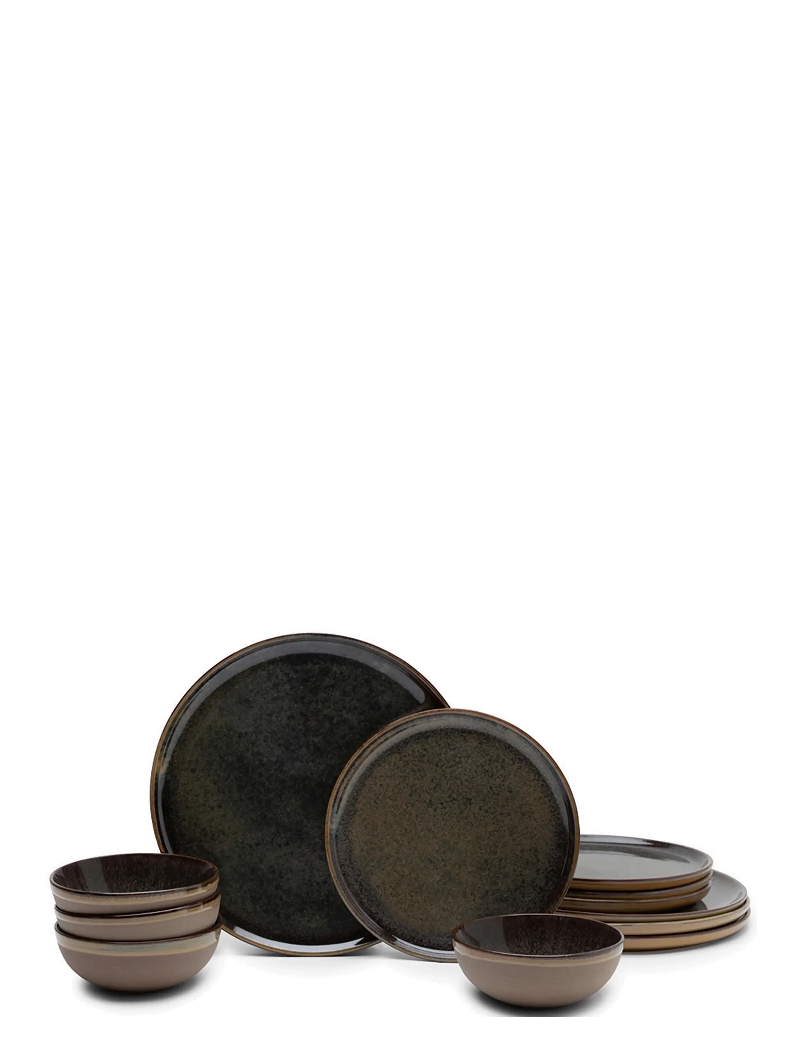 Serax - STARTSET 12 PCS INDI GREY SURFACE - geschirrsets & geschirrservice - grey - 4