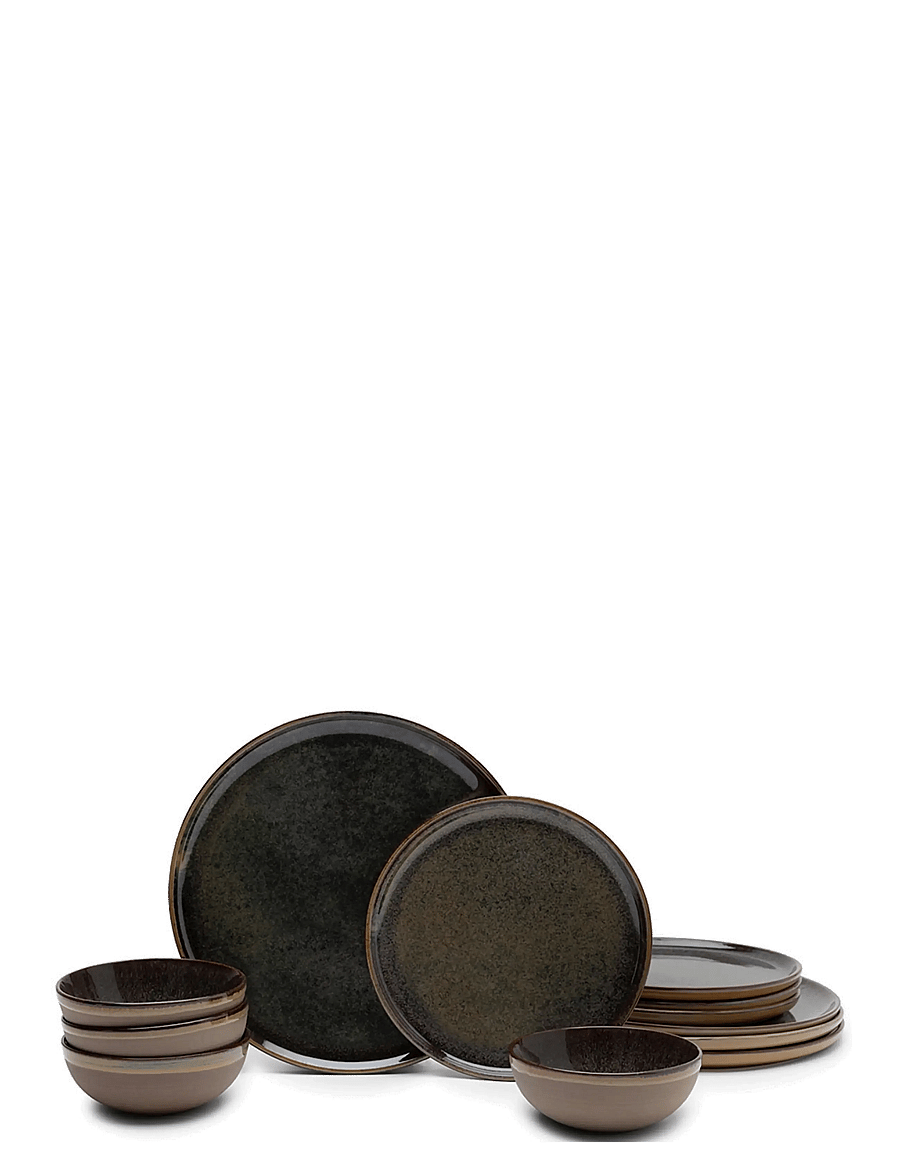 Serax - STARTSET 12 PCS INDI GREY SURFACE - geschirrsets & geschirrservice - grey - 4