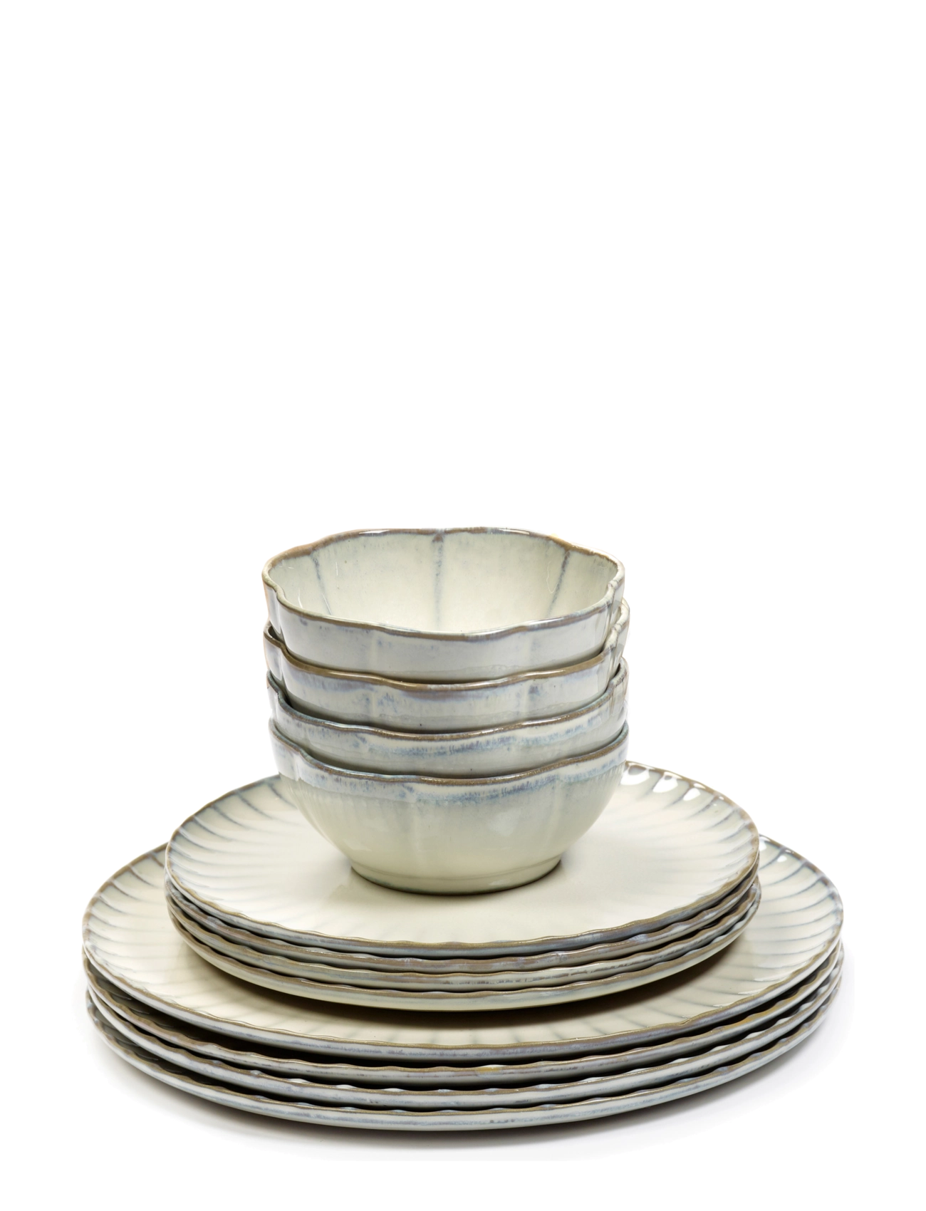 Serax STARTSET 12 PCS WHITE INKU - Visa allt - WHITE / cream