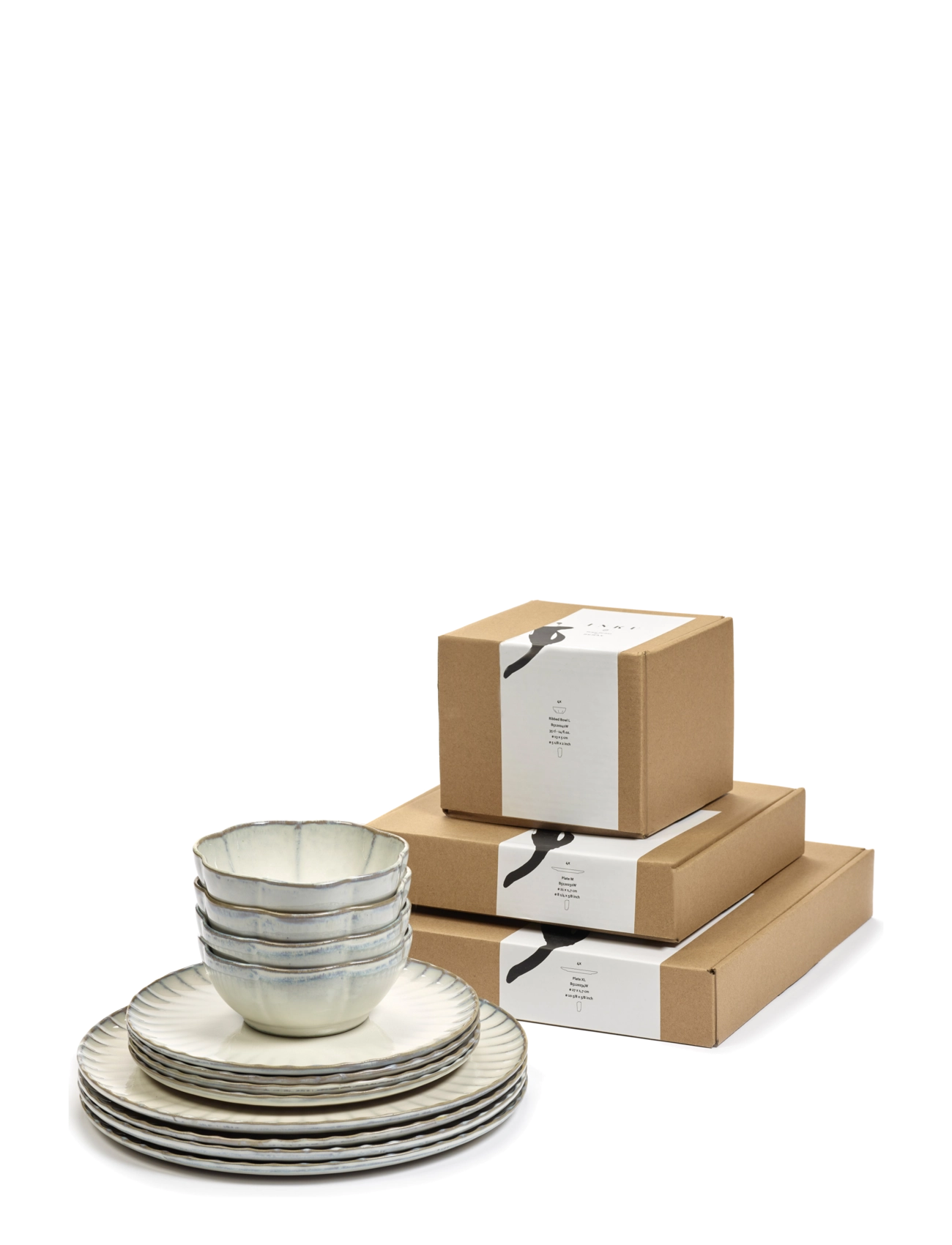 Serax - STARTSET 12 PCS WHITE INKU - white - 3