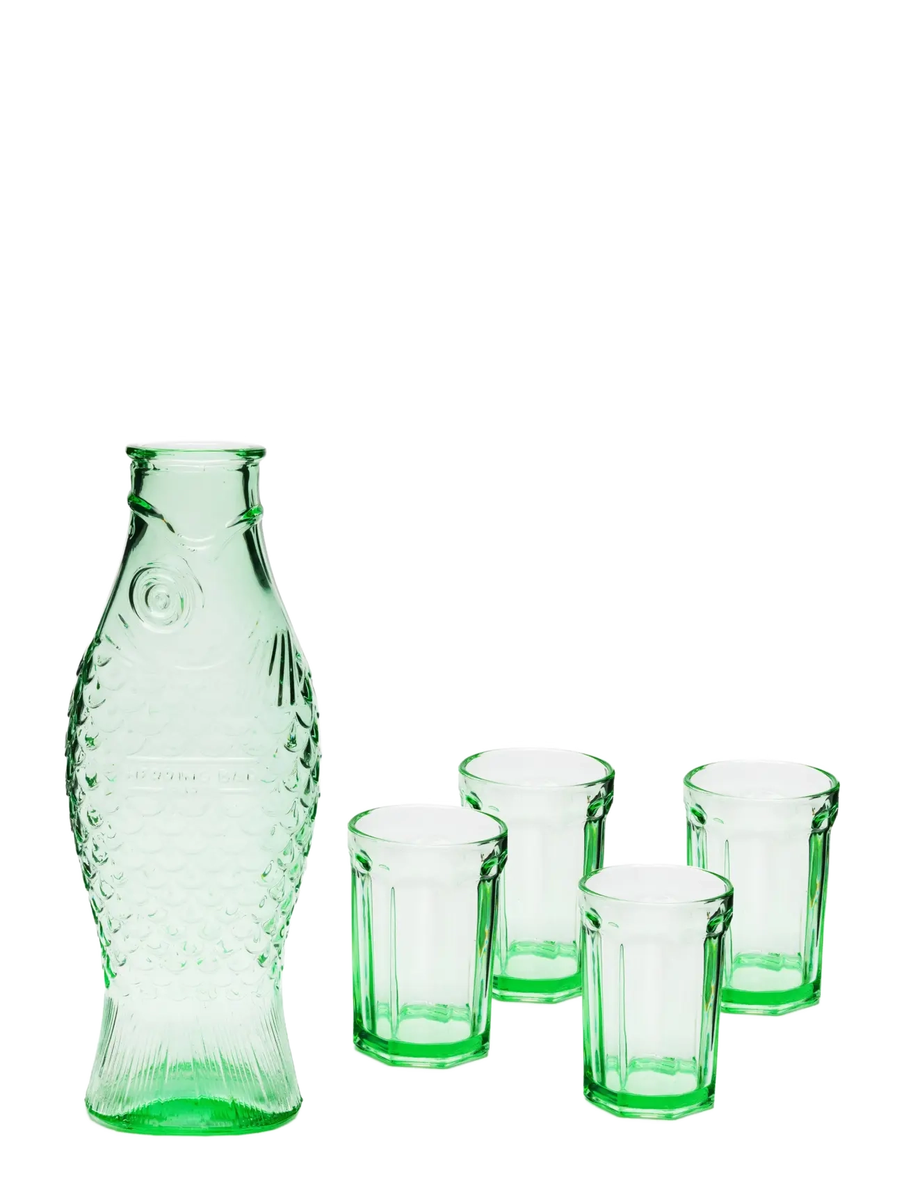 Serax GIFTSET 5 PCS GLASS FISH & FISH - Servering - GREEN / green