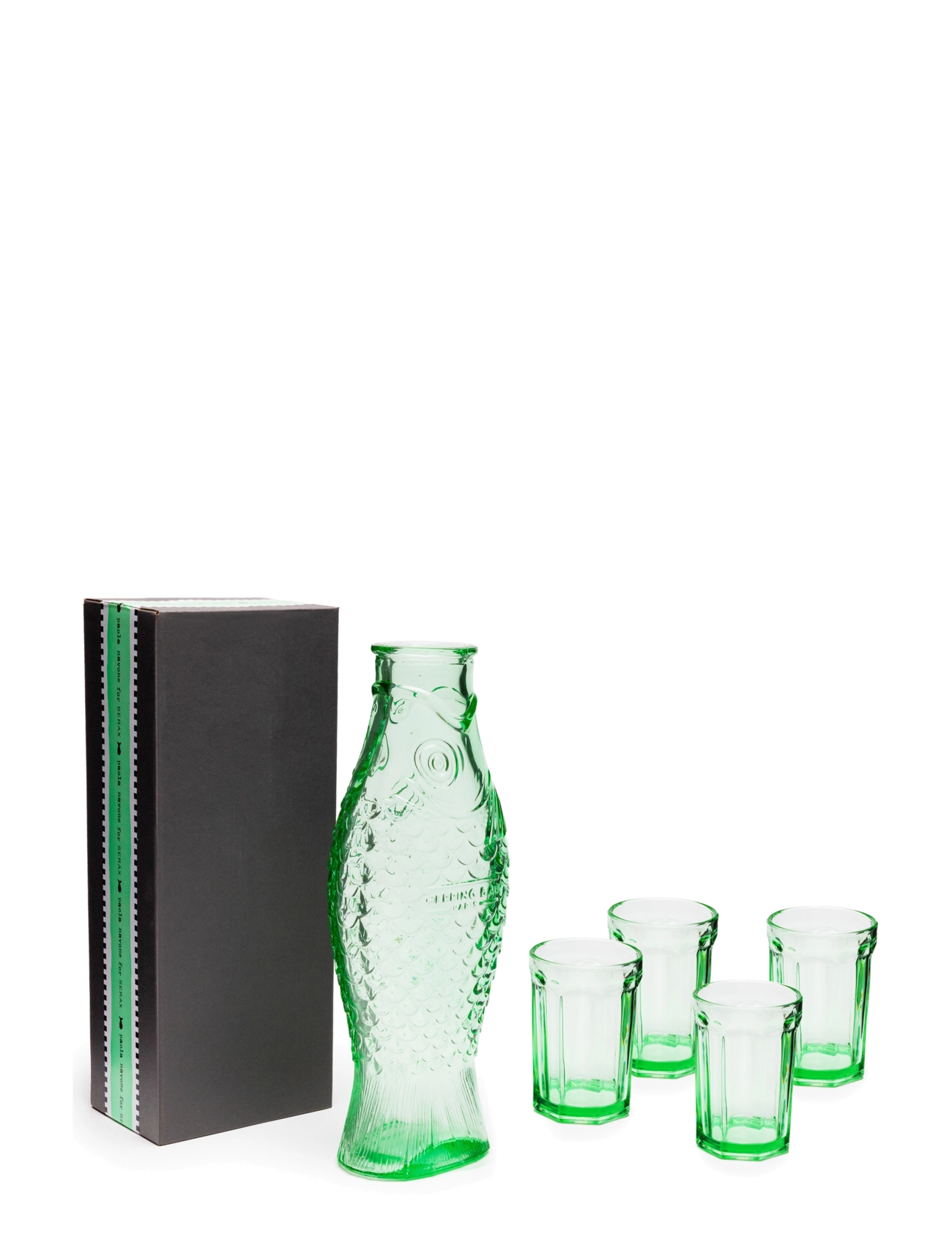 Serax - GIFTSET 5 PCS GLASS FISH & FISH - green - 2