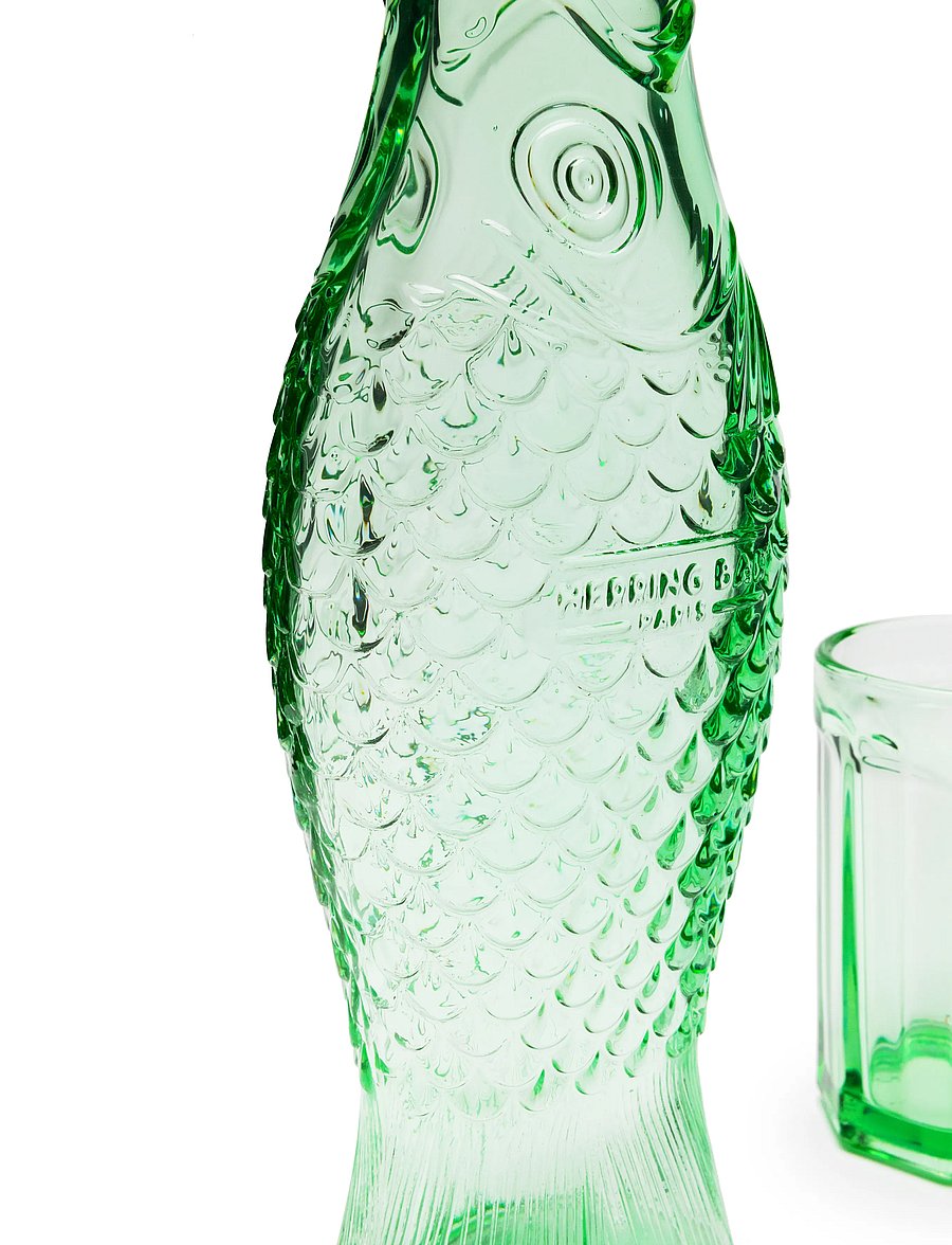 Serax - GIFTSET 5 PCS GLASS FISH & FISH - wasserkaraffen - green - 3