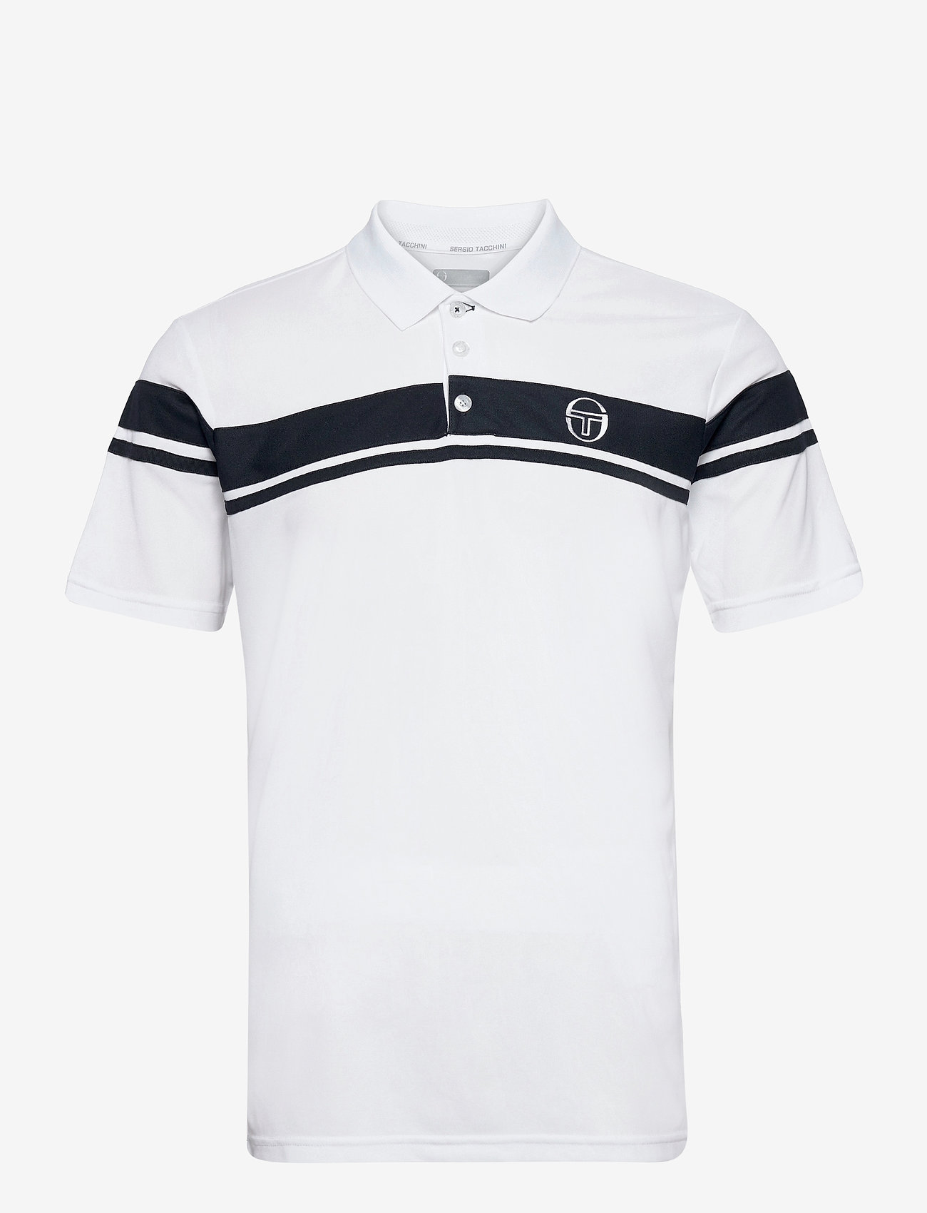 Sergio Tacchini - YOUNG LINE PRO POLO - short-sleeved polos - white/navy - 0
