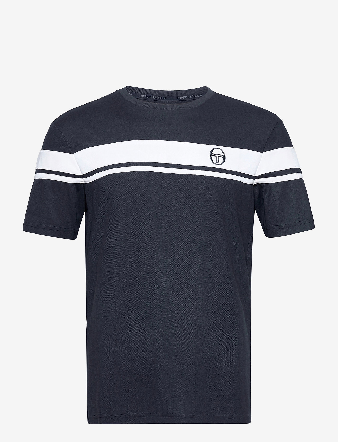 Sergio Tacchini - YOUNG LINE PRO T-SHIRT - t-shirts med print - navy/white - 0