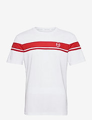 Sergio Tacchini - YOUNG LINE PRO T-SHIRT - short-sleeved t-shirts - white/red - 0