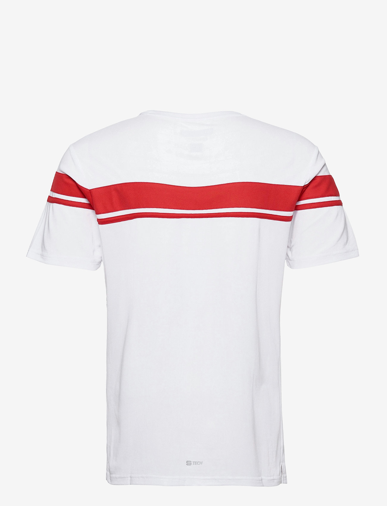 Sergio Tacchini - YOUNG LINE PRO T-SHIRT - short-sleeved t-shirts - white/red - 1