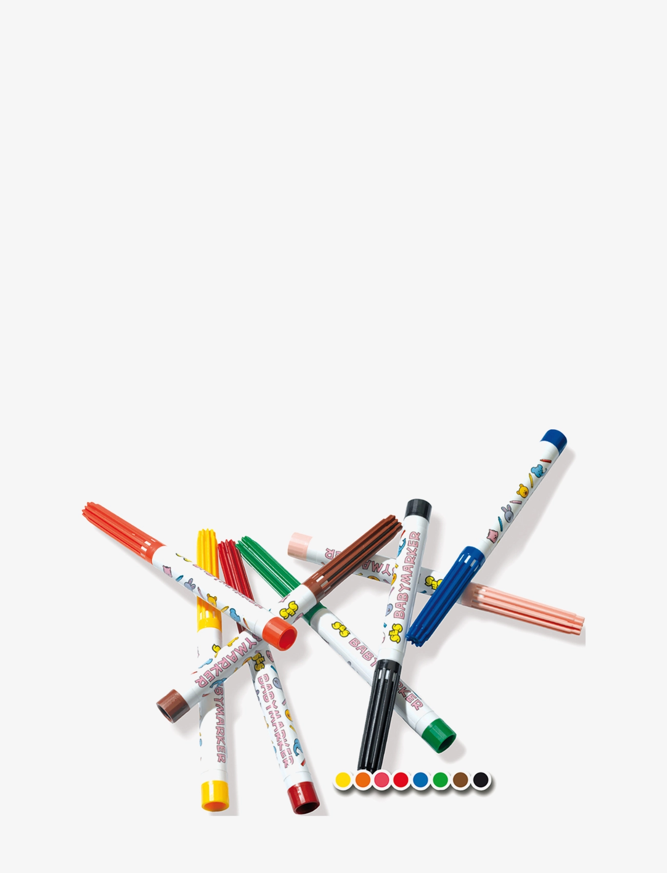 SES Creative - Baby markers - 8 colours - pennor - multi - 1