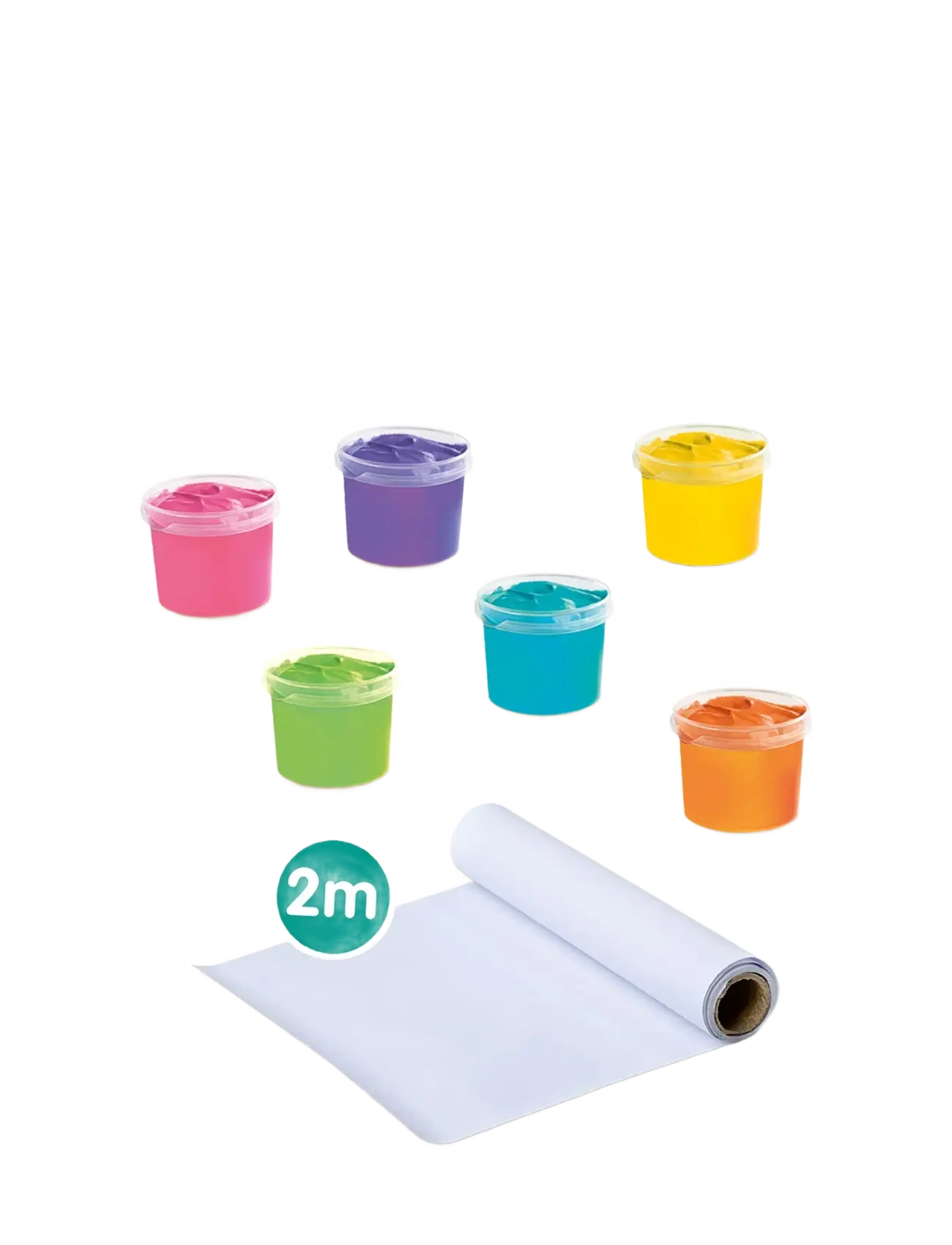 SES Creative - Fingerpaint Mega Set 6x110ml - färg - multi - 2