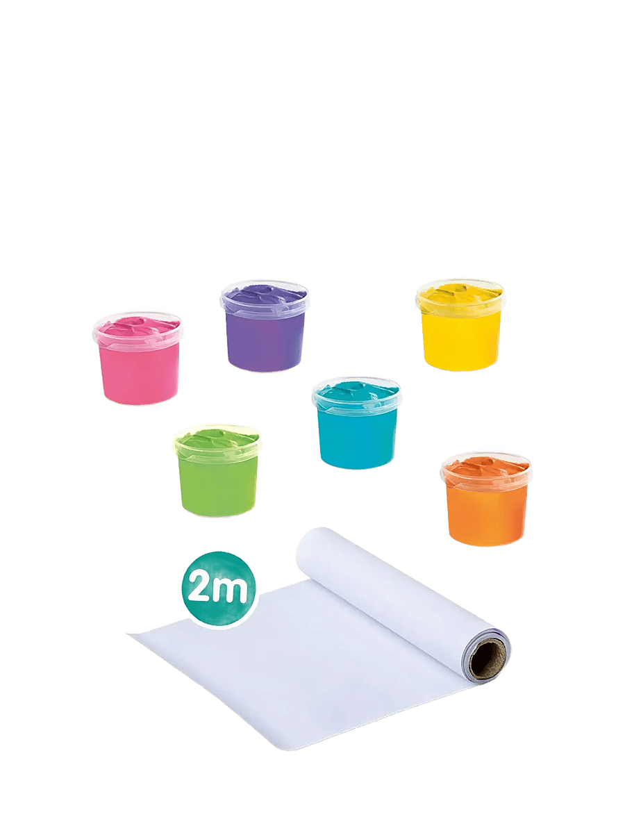SES Creative - Fingerpaint Mega Set 6x110ml - farben - multi - 2