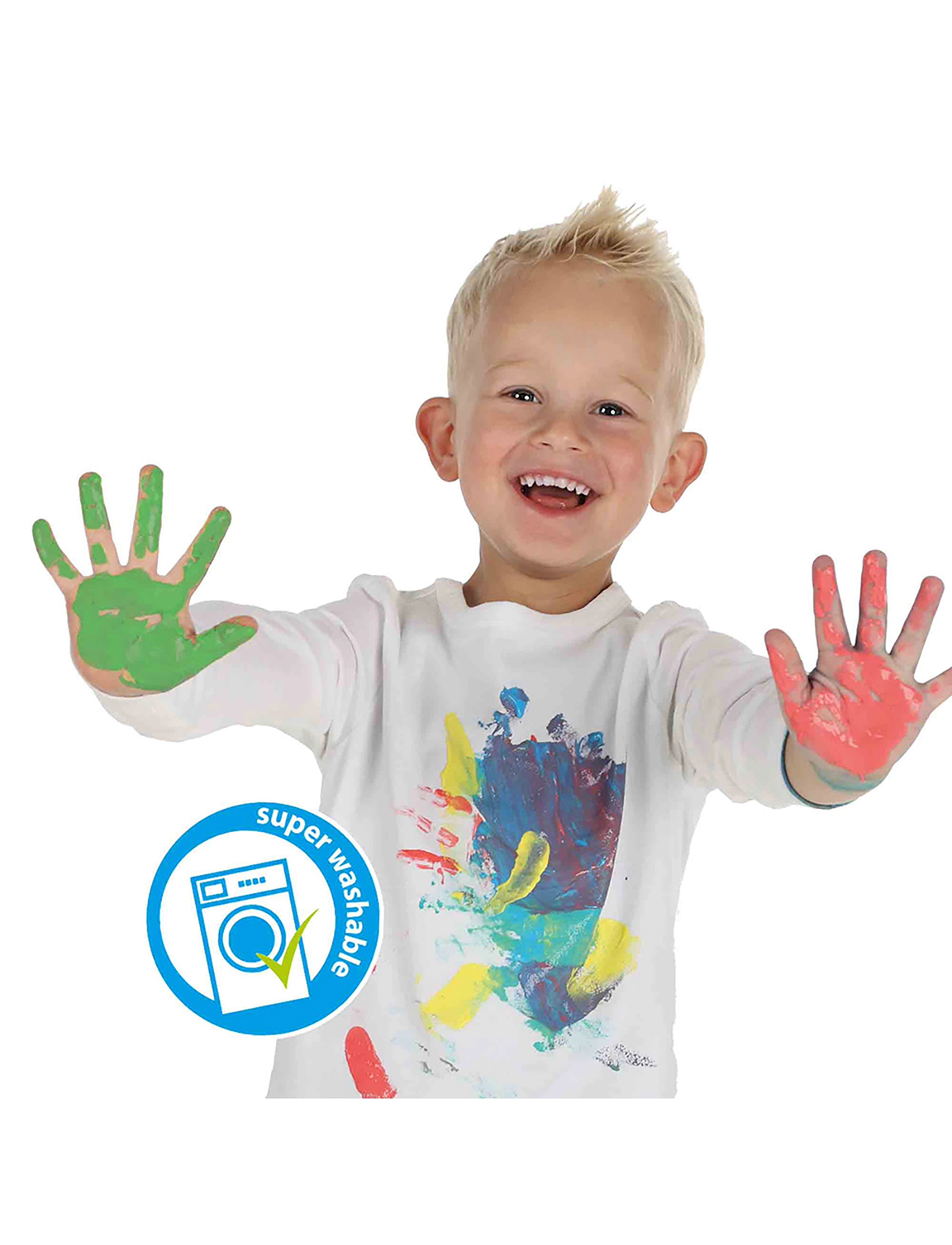 SES Creative - Fingerpaint 6x45ml - farben - multi - 2