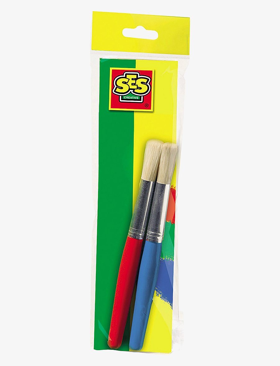 SES Creative - Jumbo brushes 2 pcs - farben - red-blue - 1