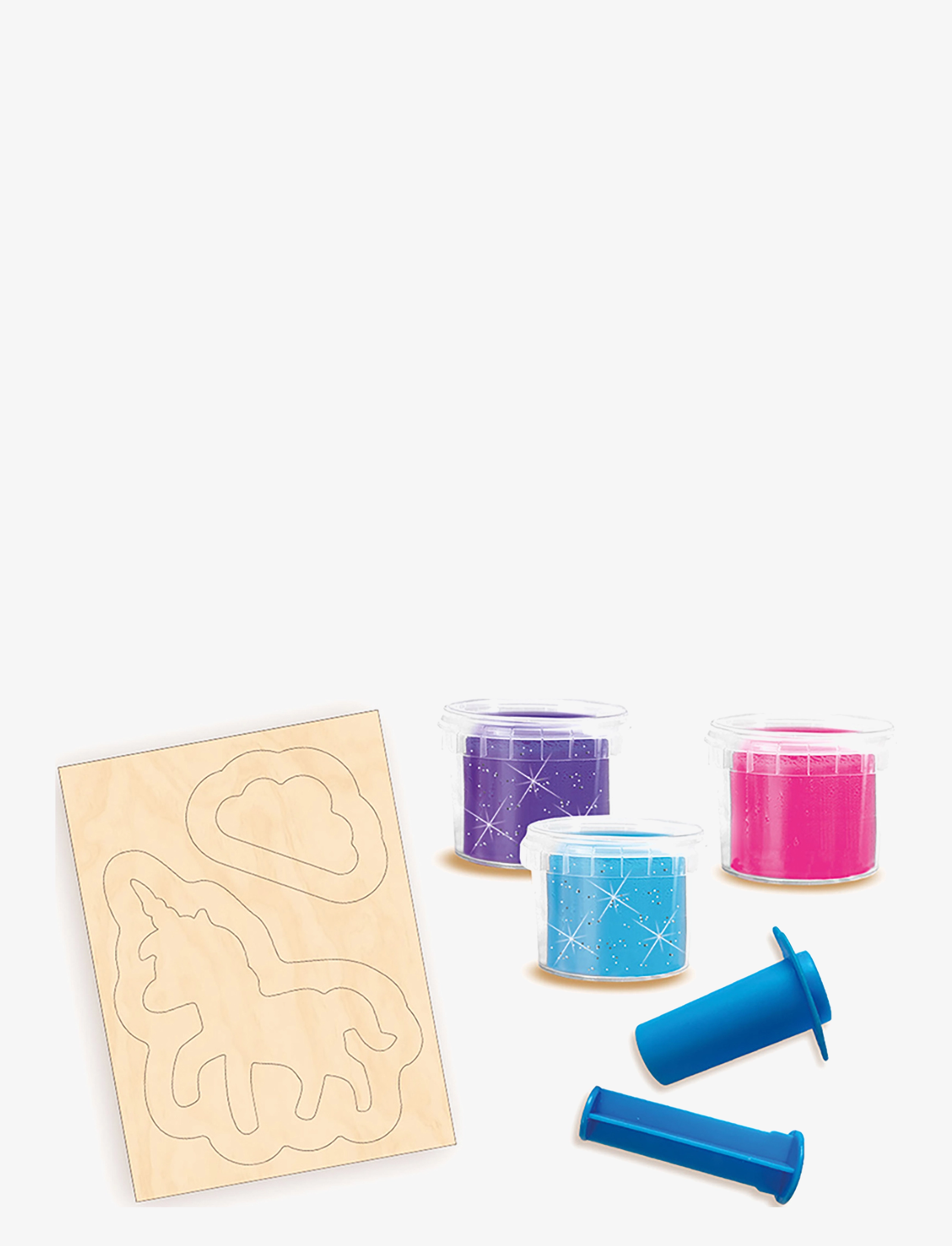 SES Creative - Dough - Unicorn Neon Glitter - muovailuvahat - multi - 1