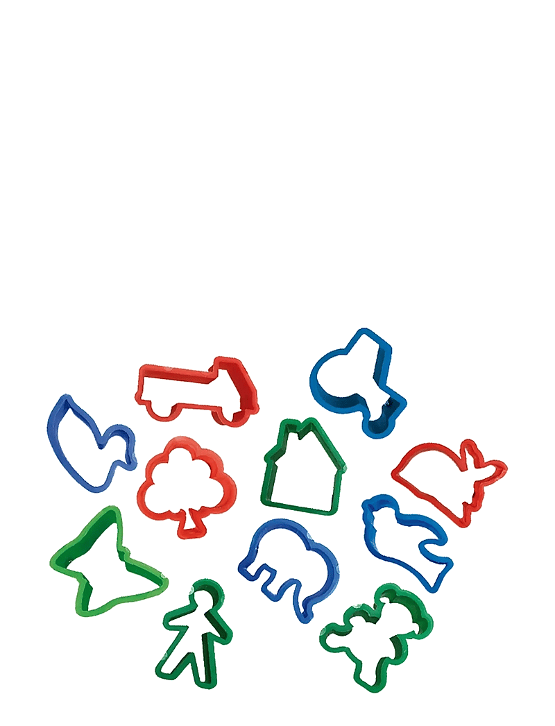 SES Creative - Clay 8 cupsx90gr+ 12 cutters - spielknete - multi - 1