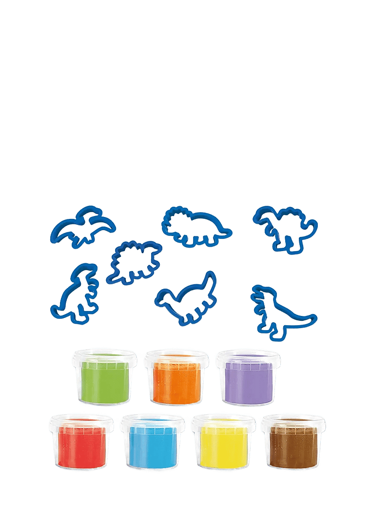 SES Creative - Dough - Dino Mega Set with Cutters - spielknete - multi - 2
