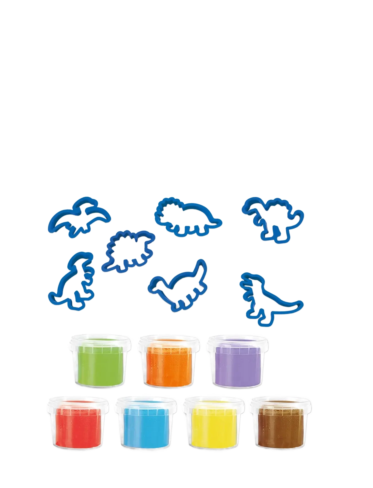 SES Creative - Dough - Dino Mega Set with Cutters - speelklei - multi - 2