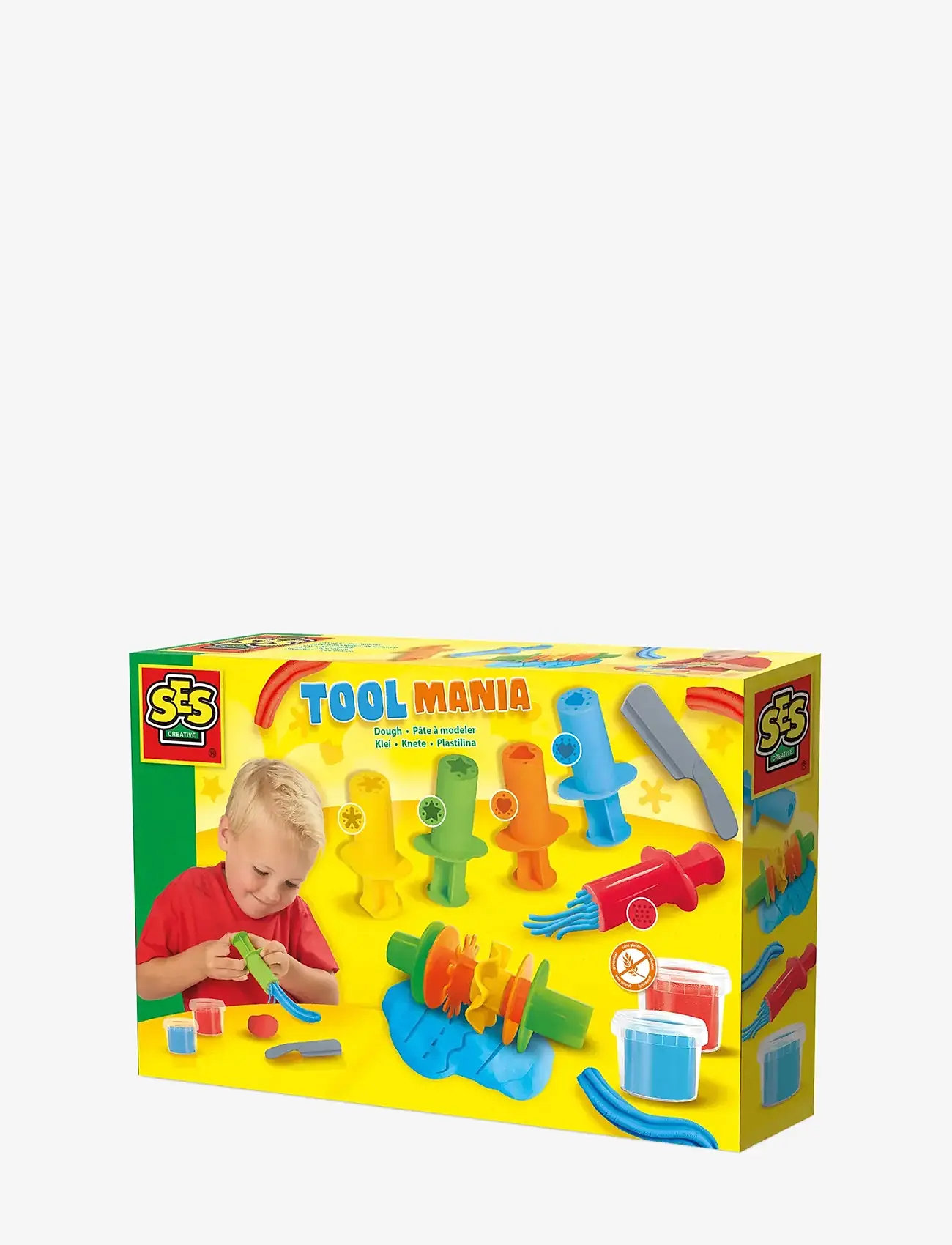 SES Creative - Dough - Tool Mania - modellervoks - multi - 1