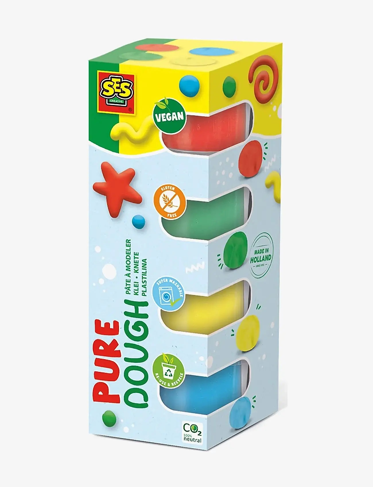 SES Creative - Dough - Feel good Pure - spielknete - multi - 0