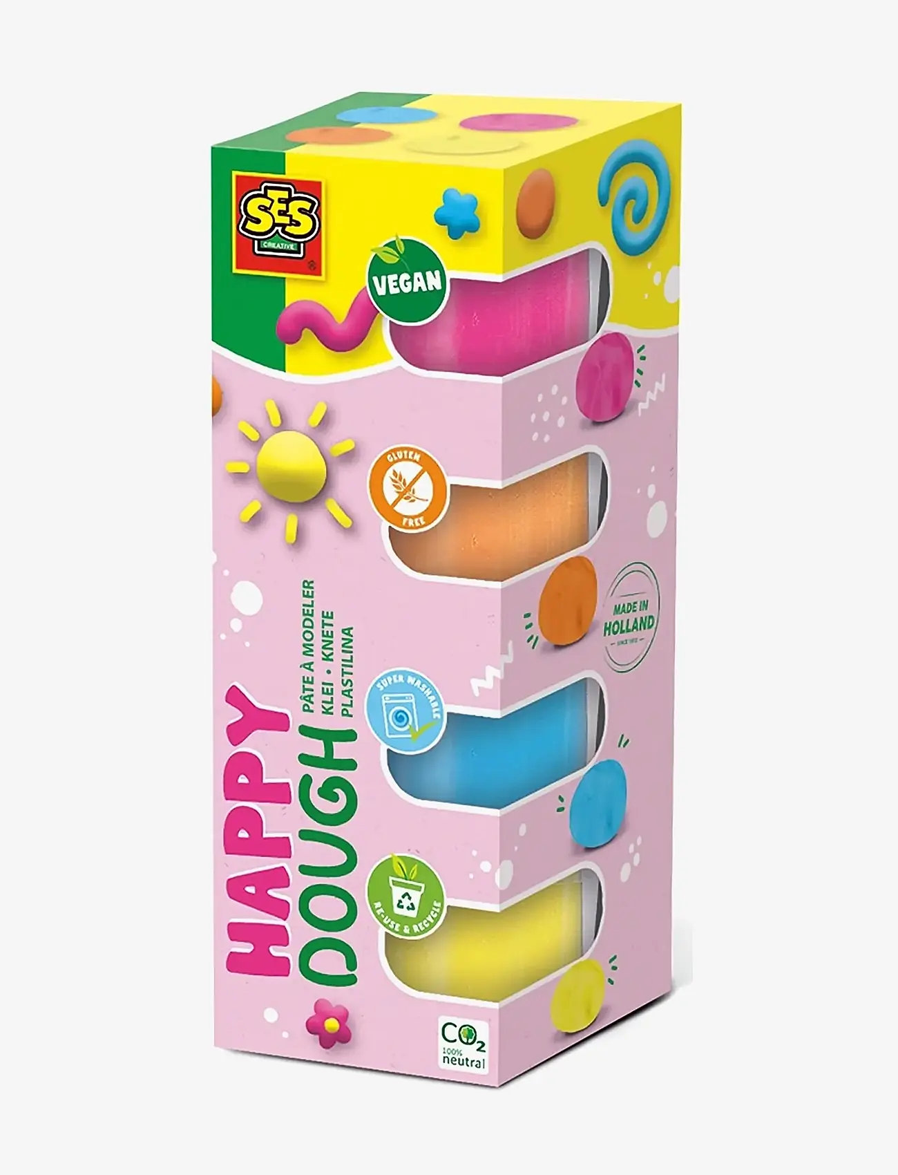 SES Creative - Dough - Feel good Happy - play dough - multi - 0
