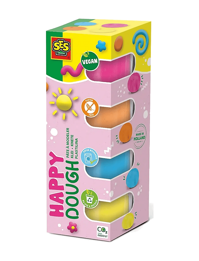 SES Creative - Dough - Feel good Happy - play dough - multi - 0