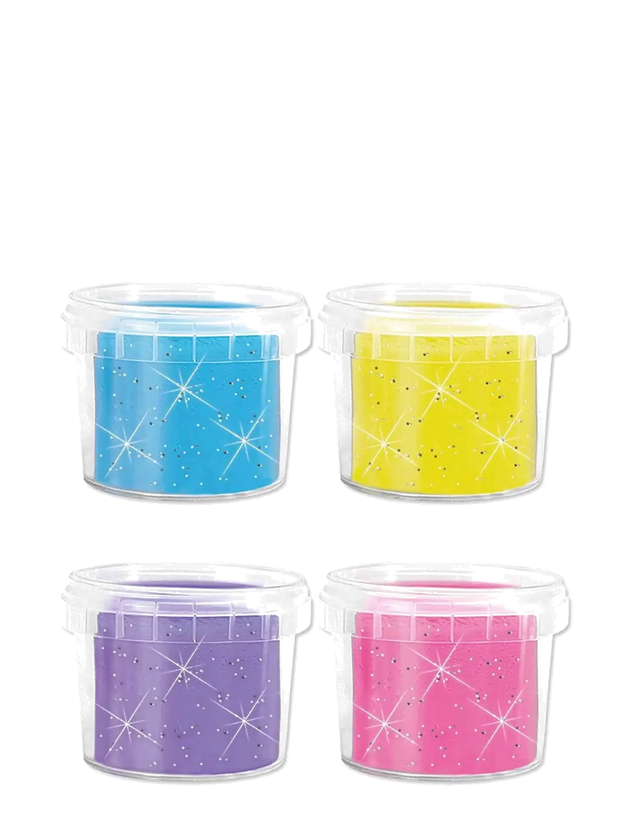 SES Creative - Dough - Feel Good Sparkle 4x90gr - modellervoks - multi - 2