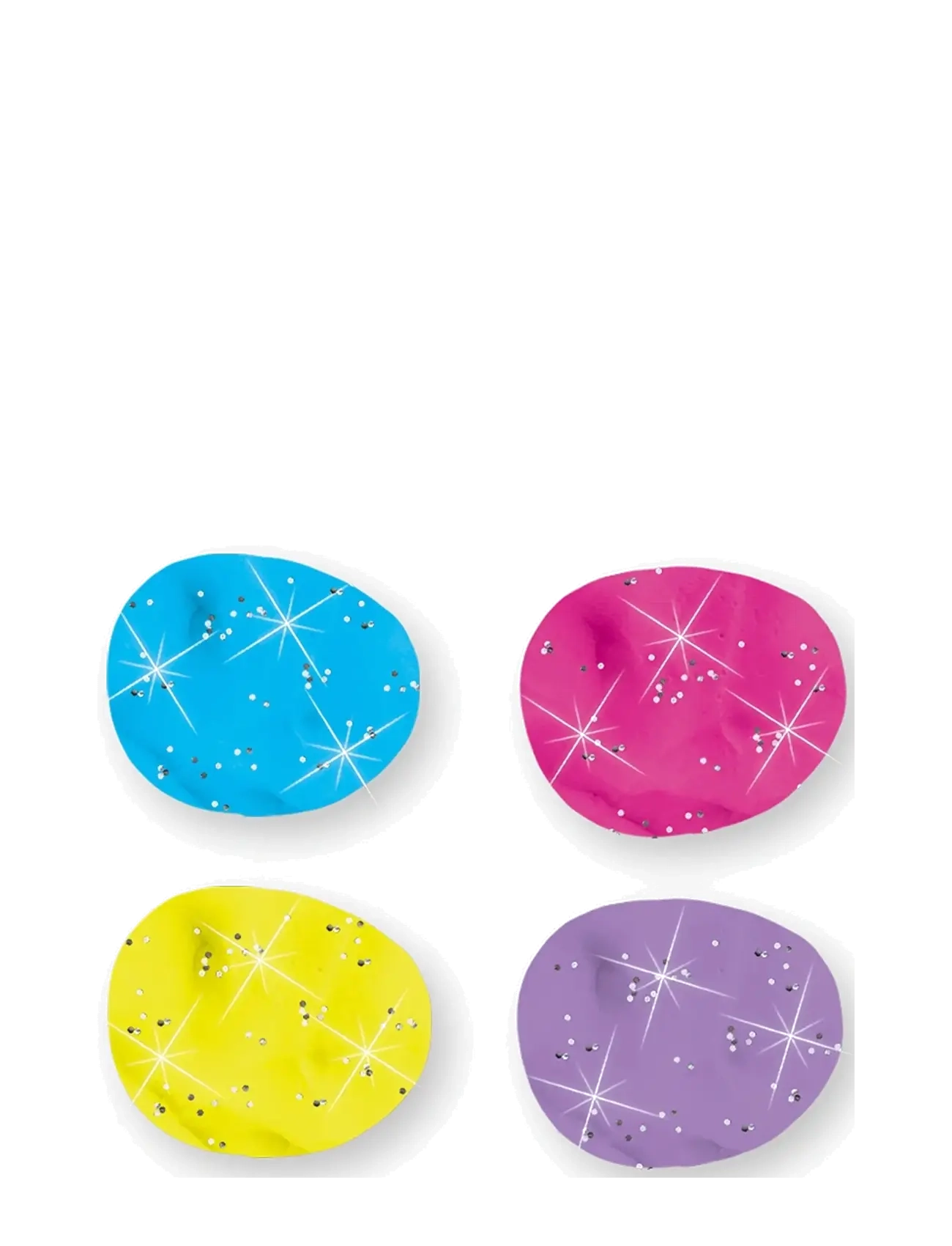 SES Creative - Dough - Feel Good Sparkle 4x90gr - modellervoks - multi - 3