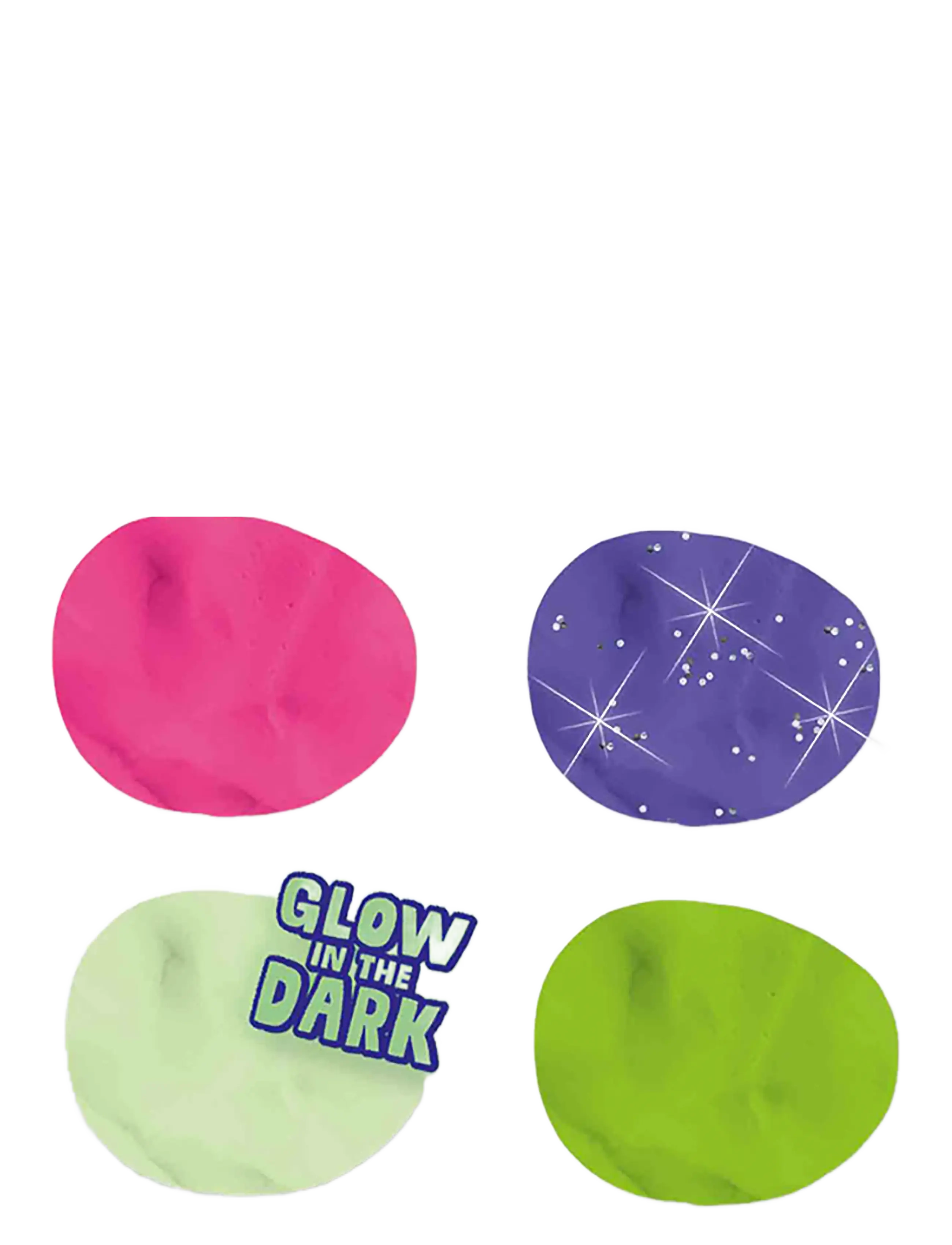 SES Creative - Dough - Feel Good Glow 4x90gr - muovailuvahat - multi - 2