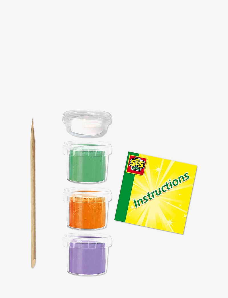 SES Creative - Dough - FunDo Dinos 3x90gr 1x40gr - spielknete - multi - 1