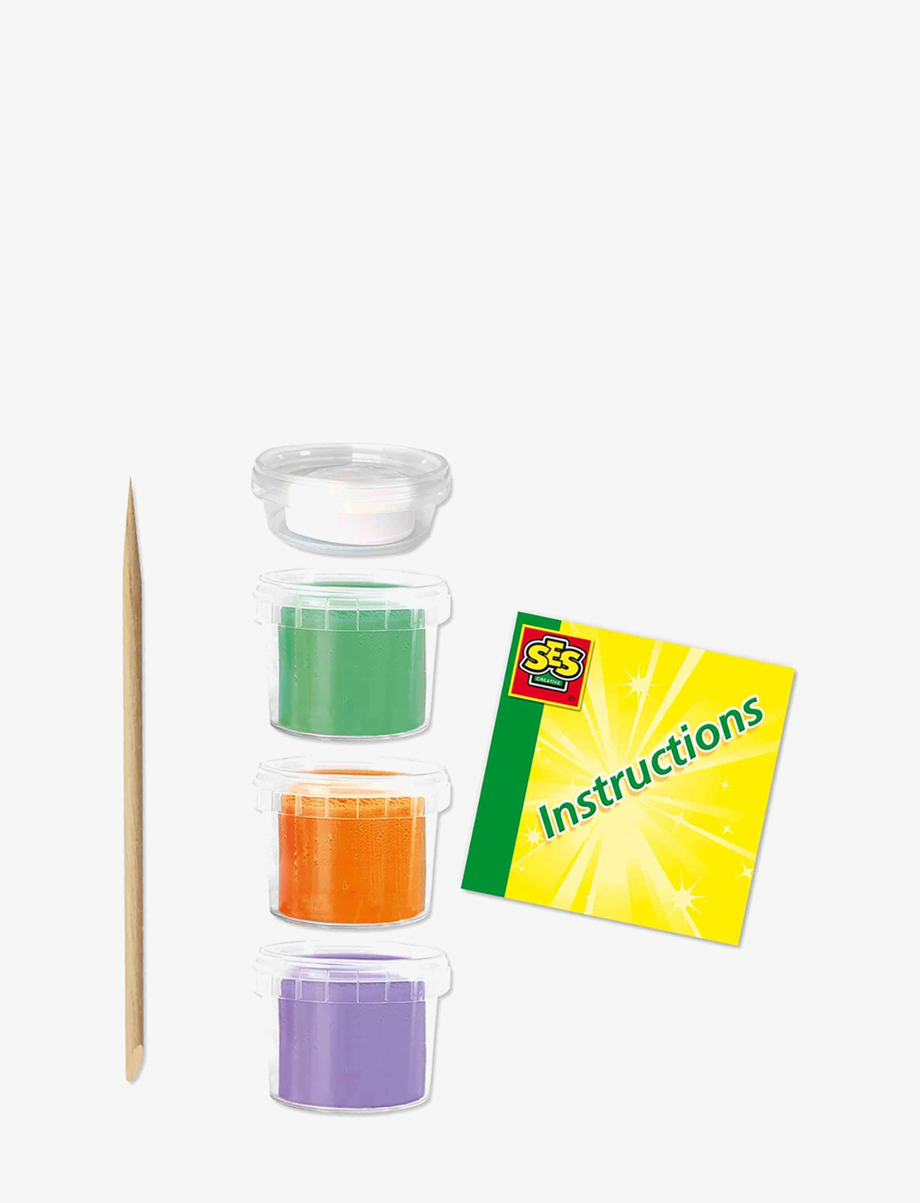 SES Creative - Dough - FunDo Dinos 3x90gr 1x40gr - spielknete - multi - 1