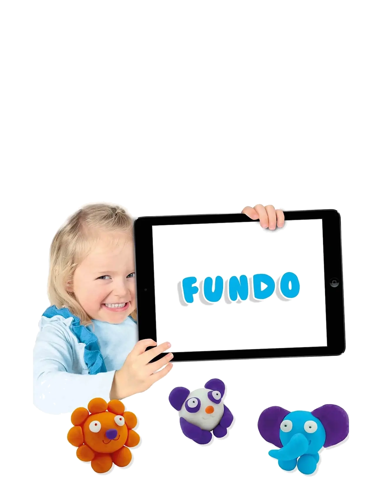 SES Creative - Dough - FunDo Wild animals 3x90gr-1x40gr - spielknete - multi - 3