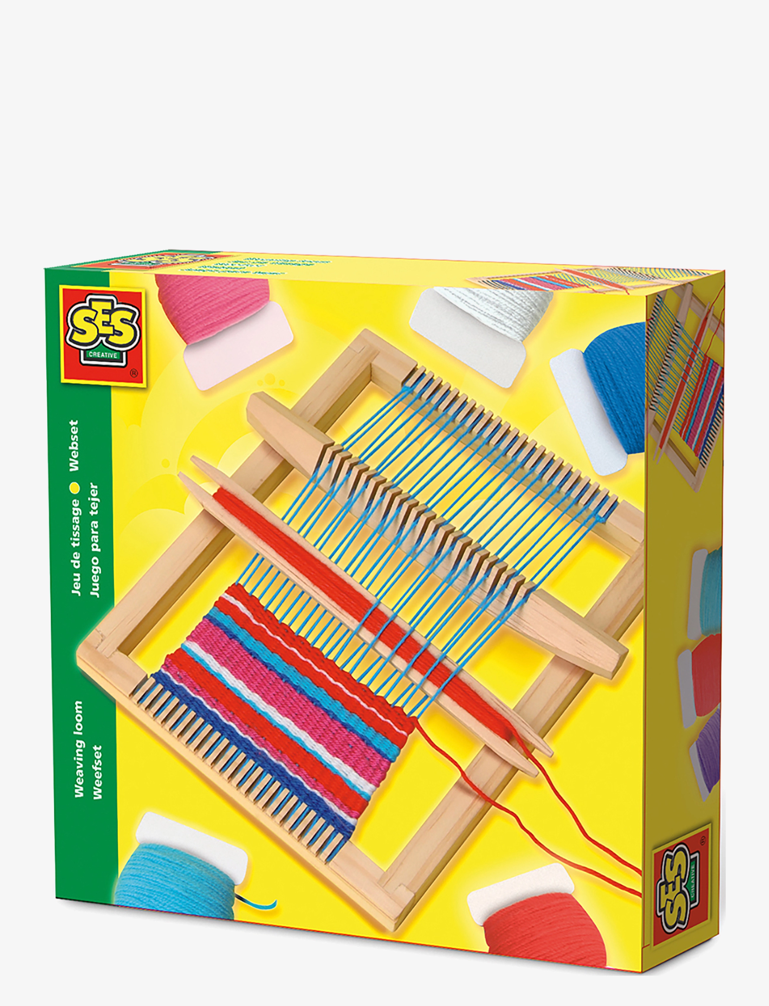 SES Creative Weaving Loom, One Size, Craft, Mehrfarbig/gemustert - Craft Sets, Kinder