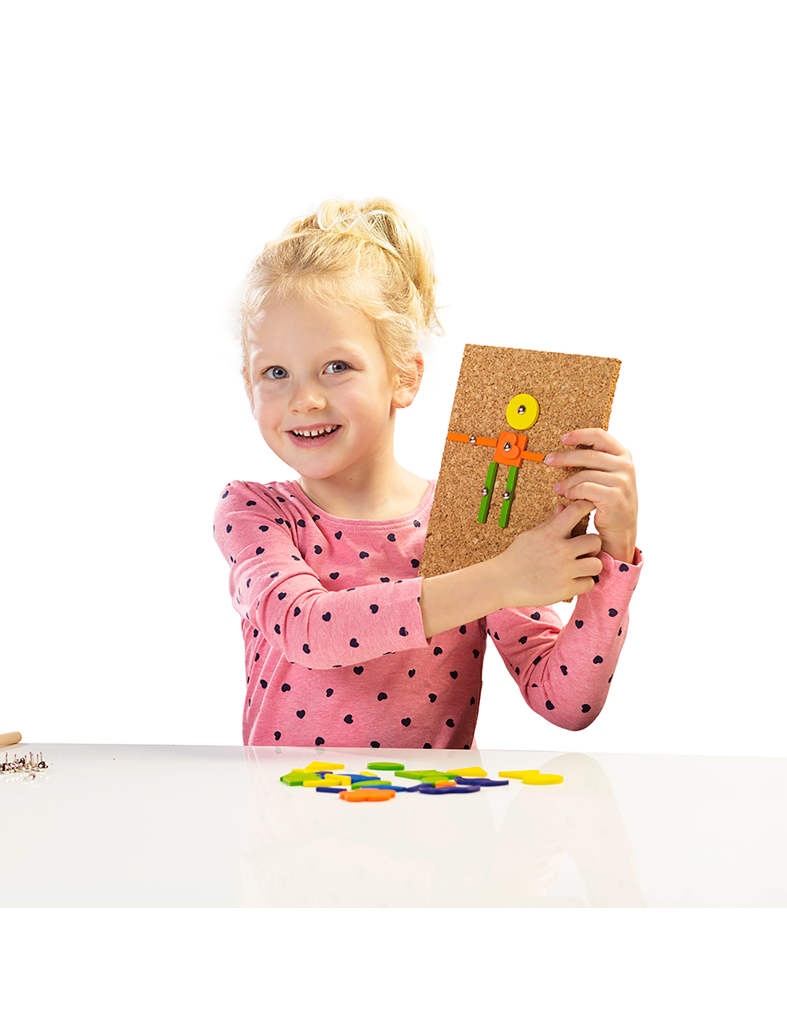 SES Creative Hammer Tic Shapes Imagination, One Size, Craft, Mehrfarbig/gemustert - Craft Sets, Kinder