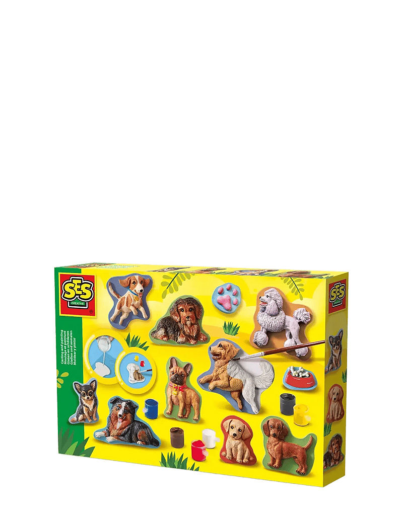 SES Creative - Casting & Painting - Dogs - käsitöökomplekt - multi - 1