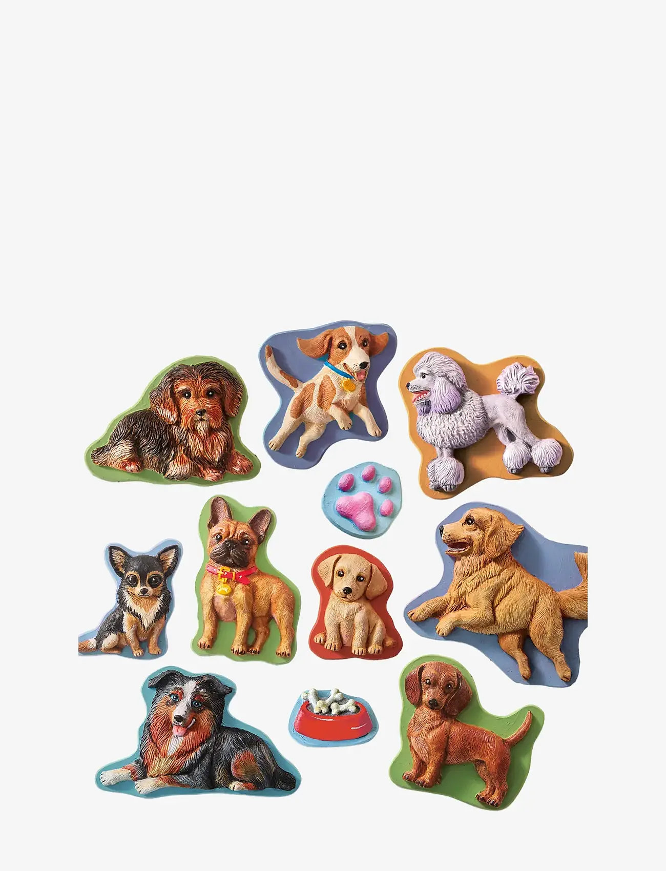 SES Creative - Casting & Painting - Dogs - käsitöökomplekt - multi - 2