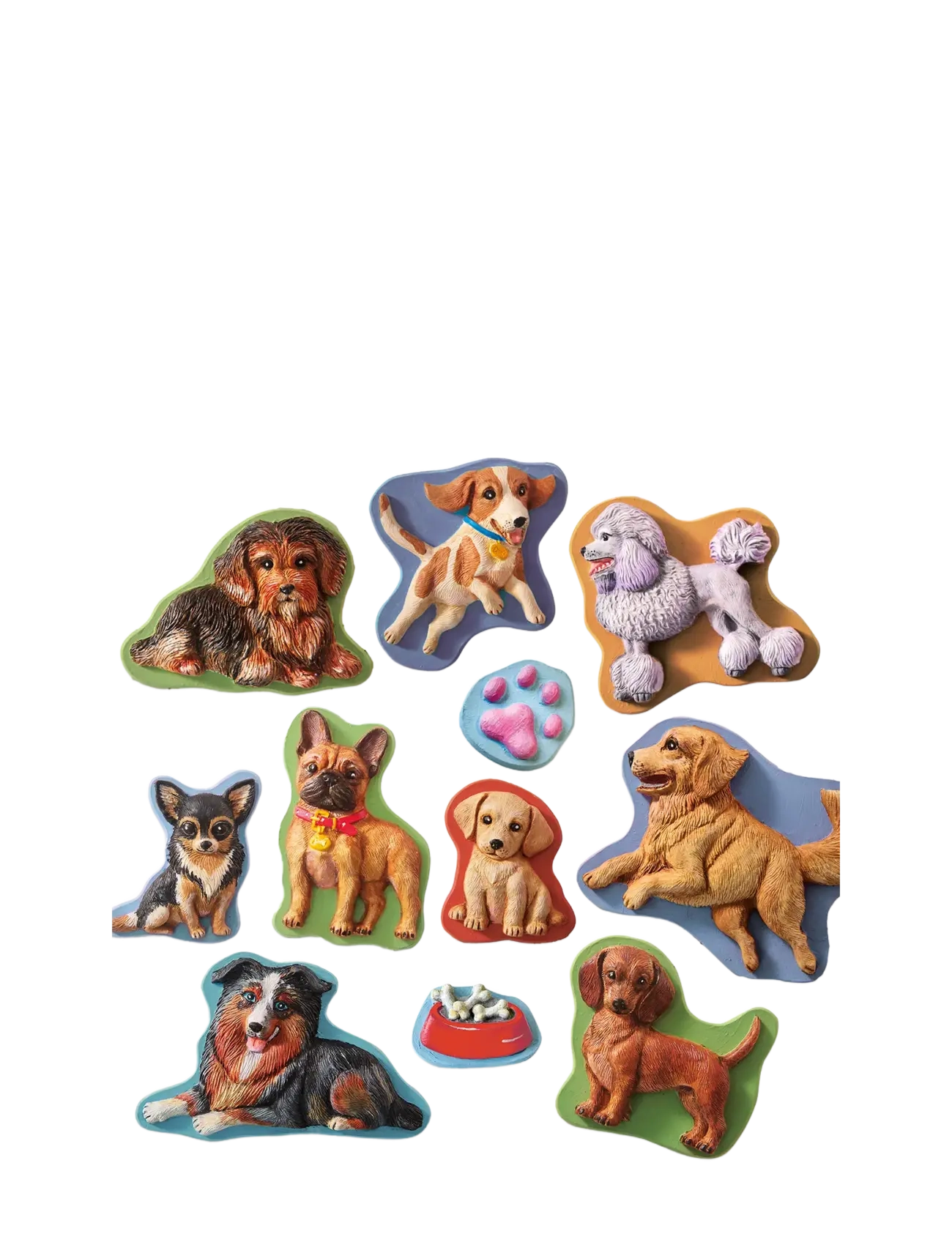 SES Creative - Casting & Painting - Dogs - knutselset - multi - 2
