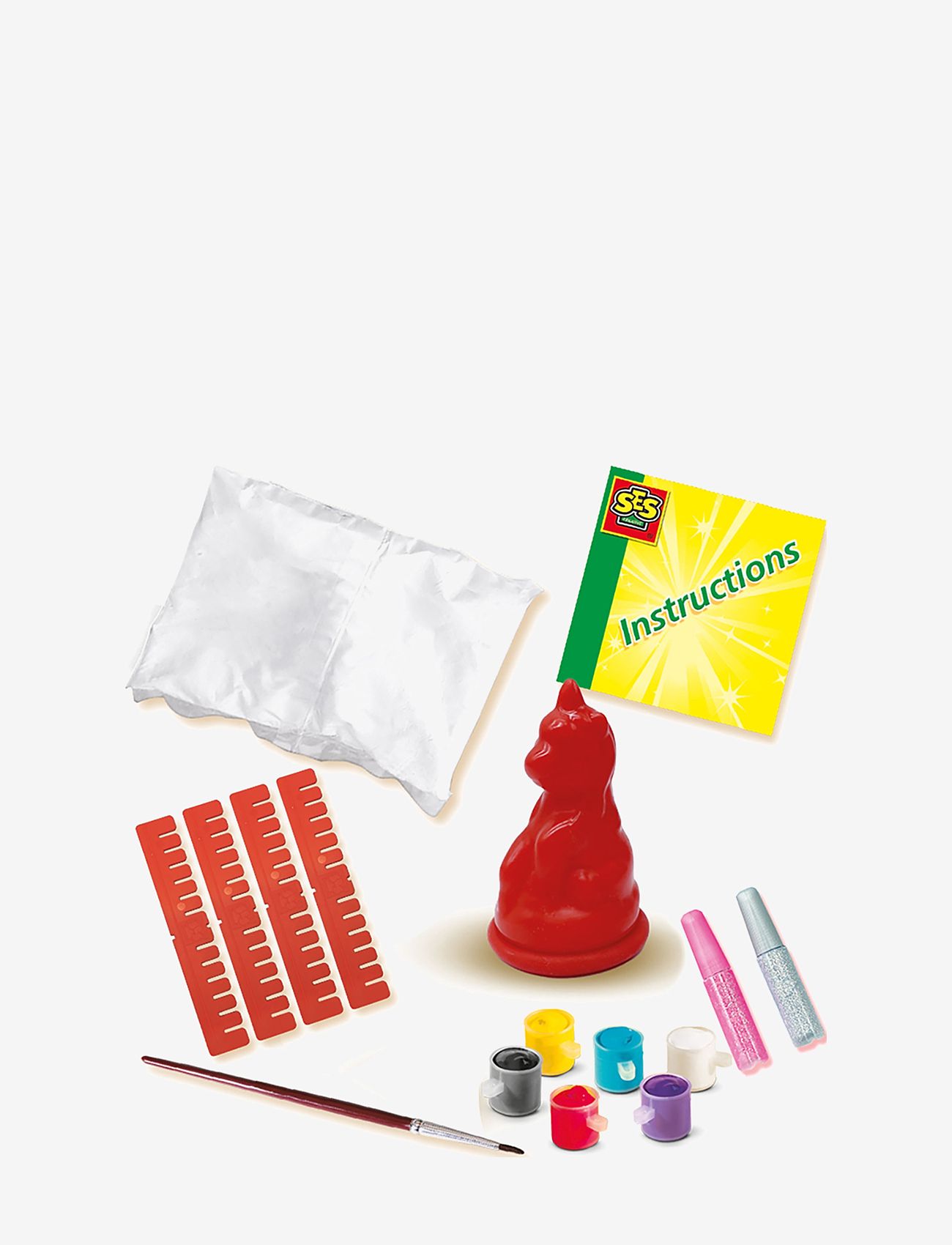 SES Creative - Casting and Painting - Unicorn - hobbysett - pink - 1