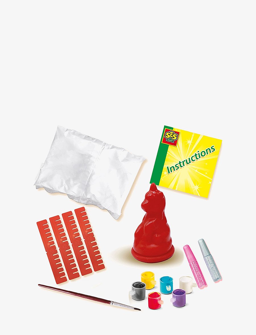 SES Creative - Casting and Painting - Unicorn - bastelset - pink - 1